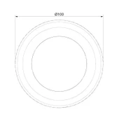 Sanel Spot Yüzey 24 Led Lamba Su Geçirmez 12V Beyaz STCS12W24 - 4