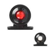 Mini Düz Lamba Tek Led'Li Beyaz - Kırmızı 2 Led'Li 70Mm 12V-24V Beyaz - Kırmızı - FR0120-WR - 1