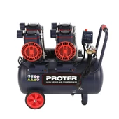 Proter 50 Lt 4 Hp Yüksek Hızlı Sessiz Yağsız Hava Kompresörü - 1