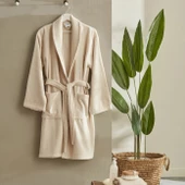 Karaca Home Andy %100 Pamuk Bornoz Seti S/M Bej - 2
