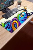 SonicTouch UltraGrand Kişiye, İsme Özel Gamer Xxl Oyuncu Klavye Mouse Pad 40x90Cm - 3