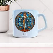 KUPA,TERAZİ BURCU BASKILI KUPA - 1