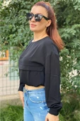 Kadın Crop Bluz - 4
