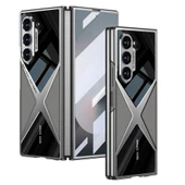 Galaxy Z Fold 6 Kılıf Ultra İnce Kamera Korumalı PC + Deri Arka Yüzey Redclick X-Pro Kapak thumbnail 1