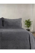 Merinos Modern Line 3 Parça Battaniye Seti Antrasit Renk - 2