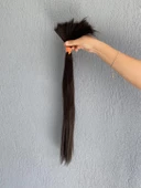 Sentetik - Gerçek Karşım İnsan Saçı 60cm 4 Bağ 390 Gram - 7