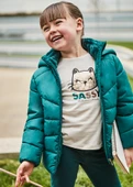 Mayoral Kız Çocuk Kolları Büzgülü Sweatshirt - 1