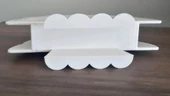 Masa Üstü Melamin Peçetelik Gül Desenli Krem-5 Adet - 6