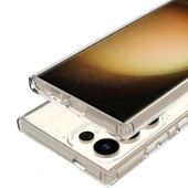 Galaxy S24 Ultra Kılıf Magsafe Şarj Özellikli Şeffaf Sert  Redclick Embos Kapak - 12
