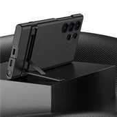 Galaxy S24 Ultra Kılıf Redclick Kamera Korumalı Leather Dikey Standlı  Kapak thumbnail 6