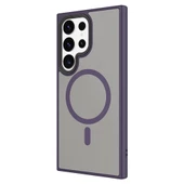 Galaxy S24 Ultra Kılıf Sert PC Arka Yüzey Wireless Şarj Özellikli Redclick Flet Magsafe Kapak thumbnail 3