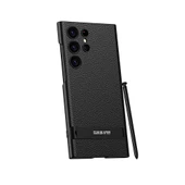 Galaxy S24 Ultra Kılıf Redclick Kamera Korumalı Leather Dikey Standlı  Kapak thumbnail 1