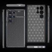 Galaxy S24 Ultra Kılıf Redclick Karbon Görünümlü Silikon Kapak thumbnail 2