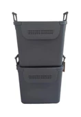 Geseus Motek  Mybox 2x30 Litre Kulplu Çok Amaçlı Organizer Saklama Kutusu-MT-35 - 7