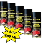 5 Adet Silikon Kalıp Ayrıcı ve Yağlayıcı Sprey 500 Ml - 1