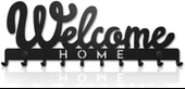 Metal Anahtar Askılığı Welcome Dekoratif Anahtarlık Desenli Dekoratif Metal Askılık, Anahtarlık, - 3