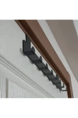 Metal Mat Siyah Amerikan Kapı Arkası Askılık Organizer Askılık Ve Banyo Kapı Arkası Askı - 1