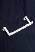 Kapı Askısı, Kapı Arkası Metal Askılık, Elbise Askısı, Bornoz Askısı, Beyaz - 3