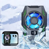 Sprange SRMC2 Radyatörlü Dijital Göstergeli Led Aydınlatmalı Telefon Soğutucu Fan - 2