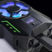 Sprange SRMC2 Radyatörlü Dijital Göstergeli Led Aydınlatmalı Telefon Soğutucu Fan - 6