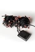 Yılbaşı Kırmızı Led Işık Eklemeli 80 Ampul 8 Metre - 3