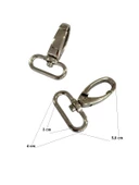 SRTfootcare Büyük Akrep Anahtarlık ve Çanta Kancası 3cm 2 Adet Deri El Aleti thumbnail 3