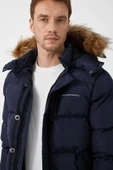 Thomas Kapüşonlu Şişme Mont Lacivert - 3