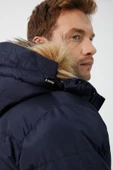 Thomas Kapüşonlu Şişme Mont Lacivert - 7