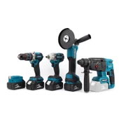 Dawreek Beşli Set MK350 (Power Bank Led 13mm Ç.Mandren+S.Sıkma+Ş.Spral+Ş.Hilti) - 2