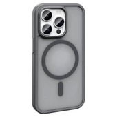Apple iPhone 14 Pro Max Kılıf Magsafe Şarj Özellikli Mat Arka Yüzey Redclick Sio Kapak - 3
