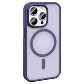 Apple iPhone 14 Pro Max Kılıf Magsafe Şarj Özellikli Mat Arka Yüzey Redclick Sio Kapak - 2