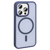 Apple iPhone 15 Pro Kılıf Magsafe Şarj Özellikli Mat Arka Yüzey Redclick Sio Kapak thumbnail 6