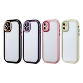 Apple iPhone 11 Kılıf Kamera Korumalı Renkli Kenar ve Çerçeve Tasarımlı Redclick Vitamin Kapak thumbnail 2