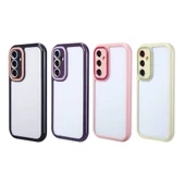 Galaxy A35 Kılıf Kamera Korumalı Renkli Kenar ve Çerçeve Tasarımlı Redclick Vitamin Kapak thumbnail 2