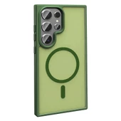 Galaxy S23 Ultra Kılıf Magsafe Şarj Özellikli Mat Arka Yüzey Redclick Sio Kapak thumbnail 11