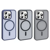 Apple iPhone 15 Pro Max Kılıf Magsafe Şarj Özellikli Mat Arka Yüzey Redclick Sio Kapak thumbnail 8