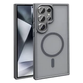 Galaxy S23 Ultra Kılıf Magsafe Şarj Özellikli Mat Arka Yüzey Redclick Sio Kapak thumbnail 1