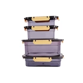 Herevin 162400-802 Saklama Kabı-3'lü Set - 4