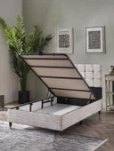 Beehanem 120x200 Bengü Baza Başlık Yatak Set - 3
