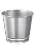 Bıntje Galvanizli Çelik Saksı - 9 Cm - 1