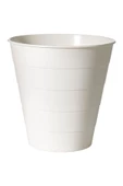 Plastik Fnıss Çöp Kutusu, Beyaz 28 x 28 Beyaz 10 L Ofis / Çalışma Masası - 2