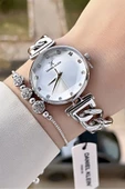 Daniel Klein DKISTE1336 Gümüş Renk Hediye Paketli Kadın Kol Saati ve Bileklik thumbnail 1
