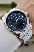 Daniel Klein DKISTE1303 Kadranı Lacivert Kordonu Gümüş Renk Takvim ve Gün Fonksiyonlu Erkek Kol Saati thumbnail 4