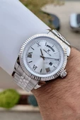 Daniel Klein DKISTE1301 Gümüş Renk Takvim ve Gün Fonksiyonlu Erkek Kol Saati - 3