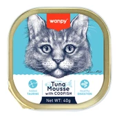 Wanpy Kedi 40g Ton & Morina Balıklı Alutray Yaş Mama - 1