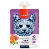 Wanpy Ördek Etli ve Havuçlu Ezme Köpek Ödül Maması 90 Gr - 1