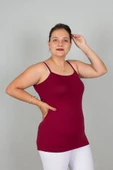 Büyük Beden Askılı Viskon Body - 8