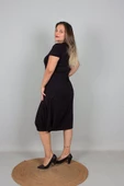 Büyük Beden Kadın Giyim Şalvar Model Elbise - 3