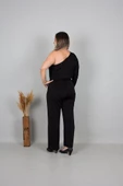 Büyük Beden Tek Kol Tarz Tulum Renkli Tlm190 - 3