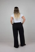 Büyük Beden Krep Kumaş Battal Pantolon Renkli P321 - 3